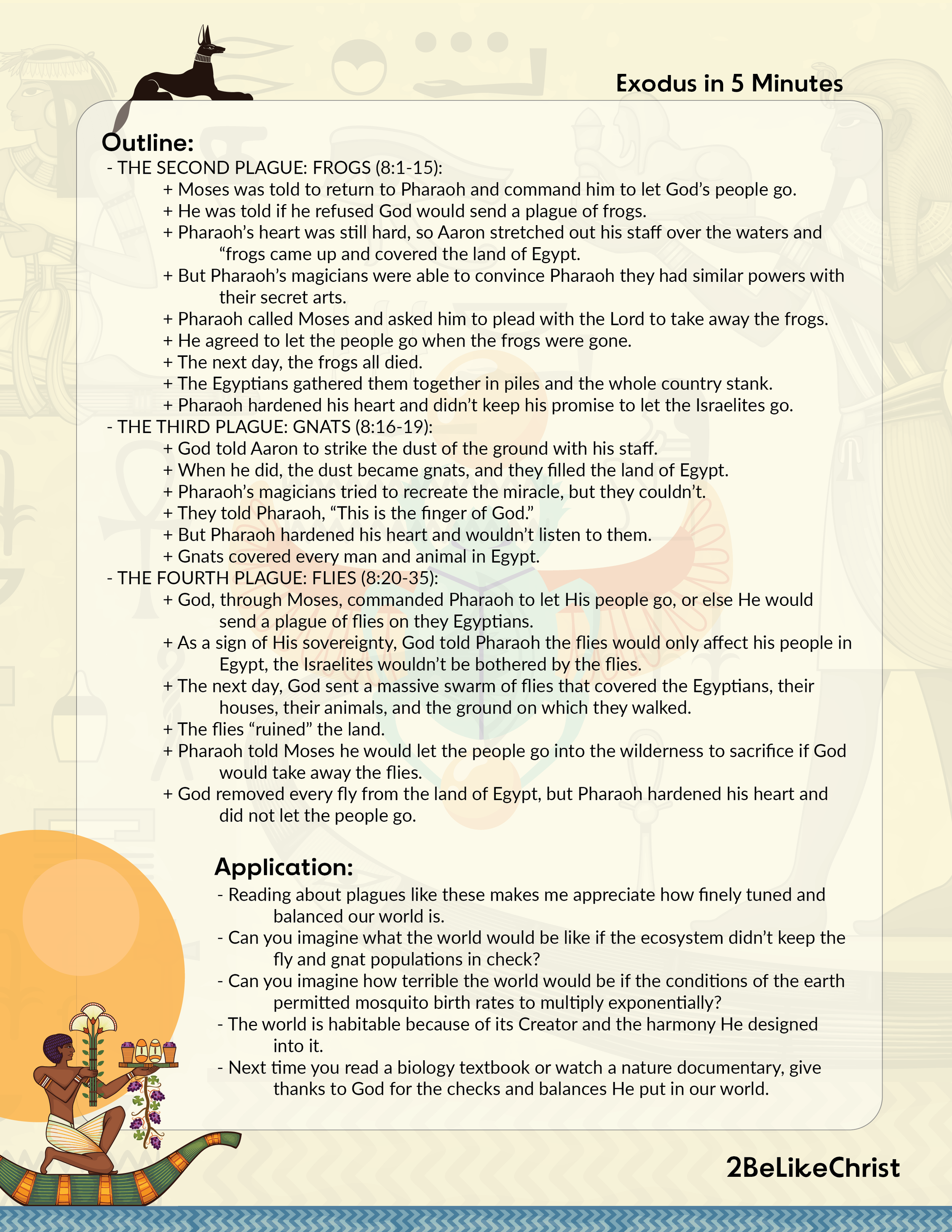 Exodus 8 Summary: A Concise Overview in 5 Minutes — 2BeLikeChrist